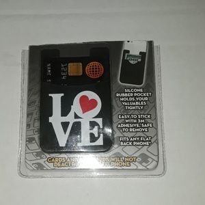 Silicone rubber pocket